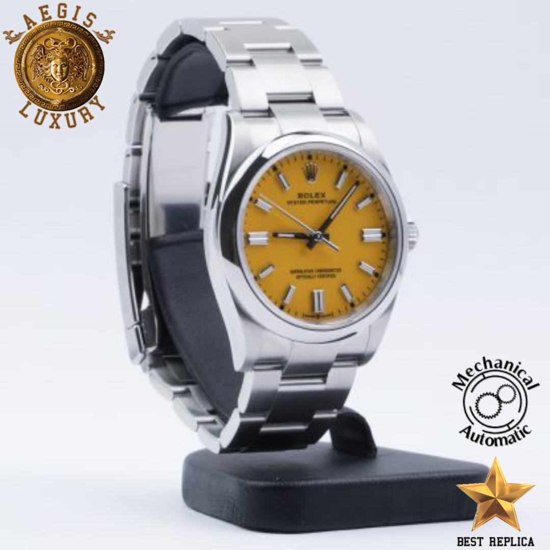 replica-2020-rolex-oyster-perpetual-36-yellow-126000-2020-novelty-aegis-fashion
