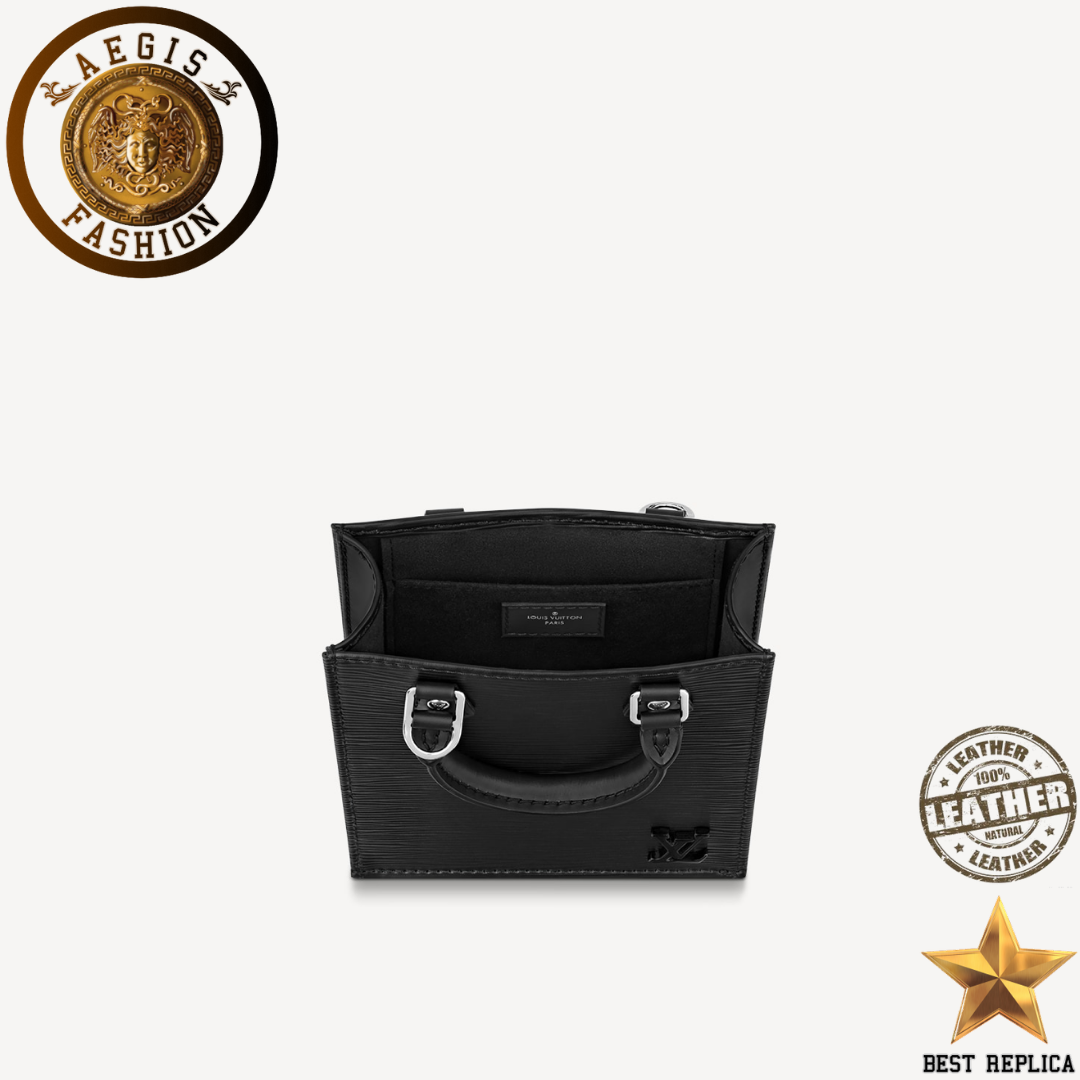 Replica-2020-louis-vuitton-petit-sac-plat-epi-leather-black-handbag-aegis-fashion