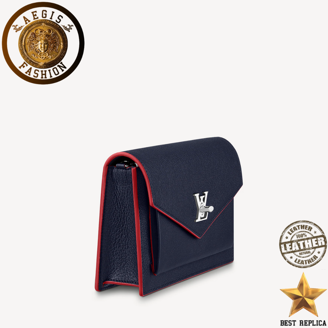 Replica-louis-vuitton-mylockme-chain-pochette-navy-blue-handbag-aegis-fashion