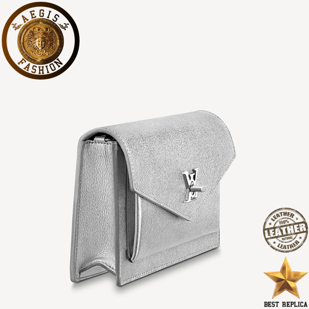 Replica-louis-vuitton-mylockme-chain-pochette-metal-silver-handbag-aegis-fashion