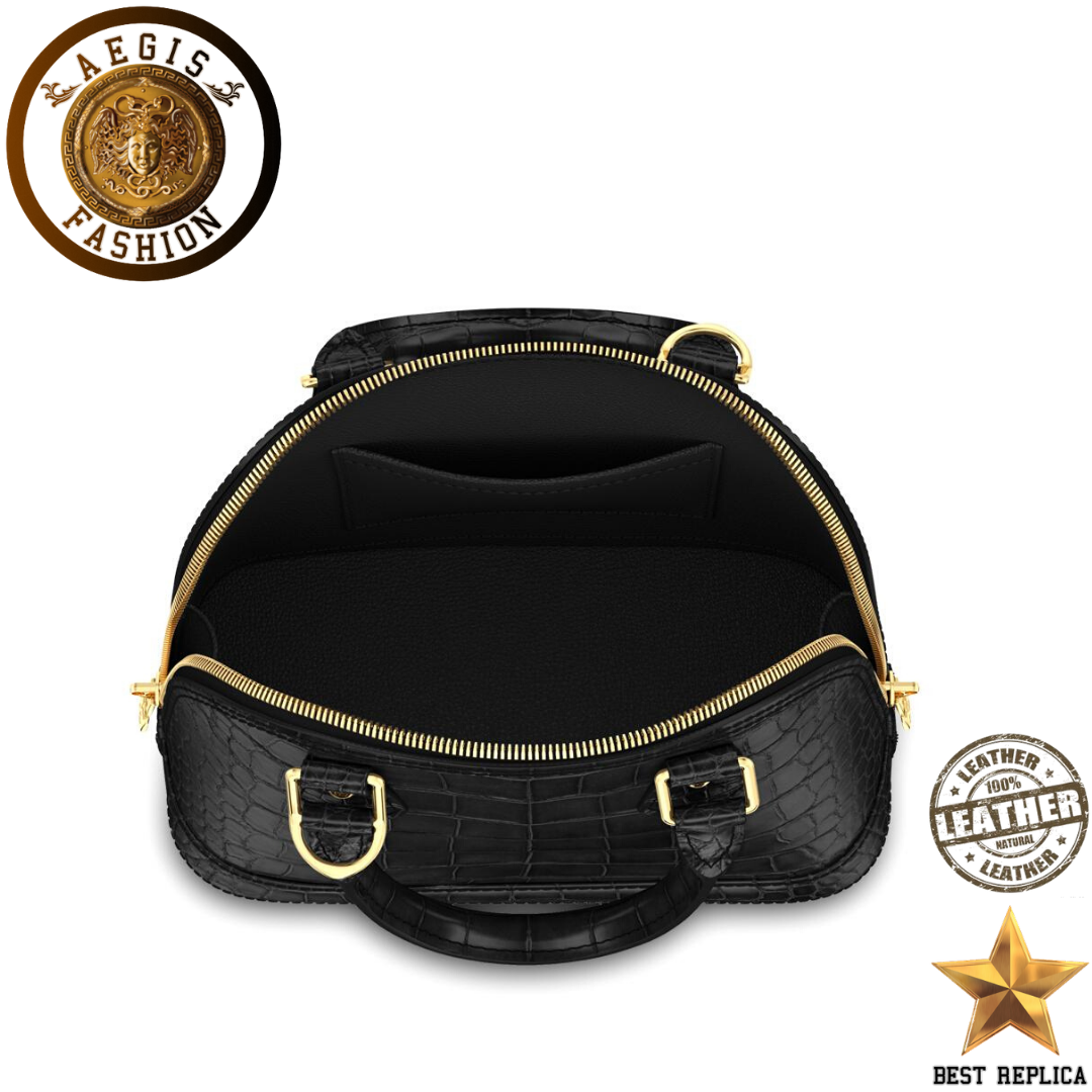 replica-louis-vuitton-alma-bb-crocodilien-mat-taupe-matte-black-handbag-aegis-fasion