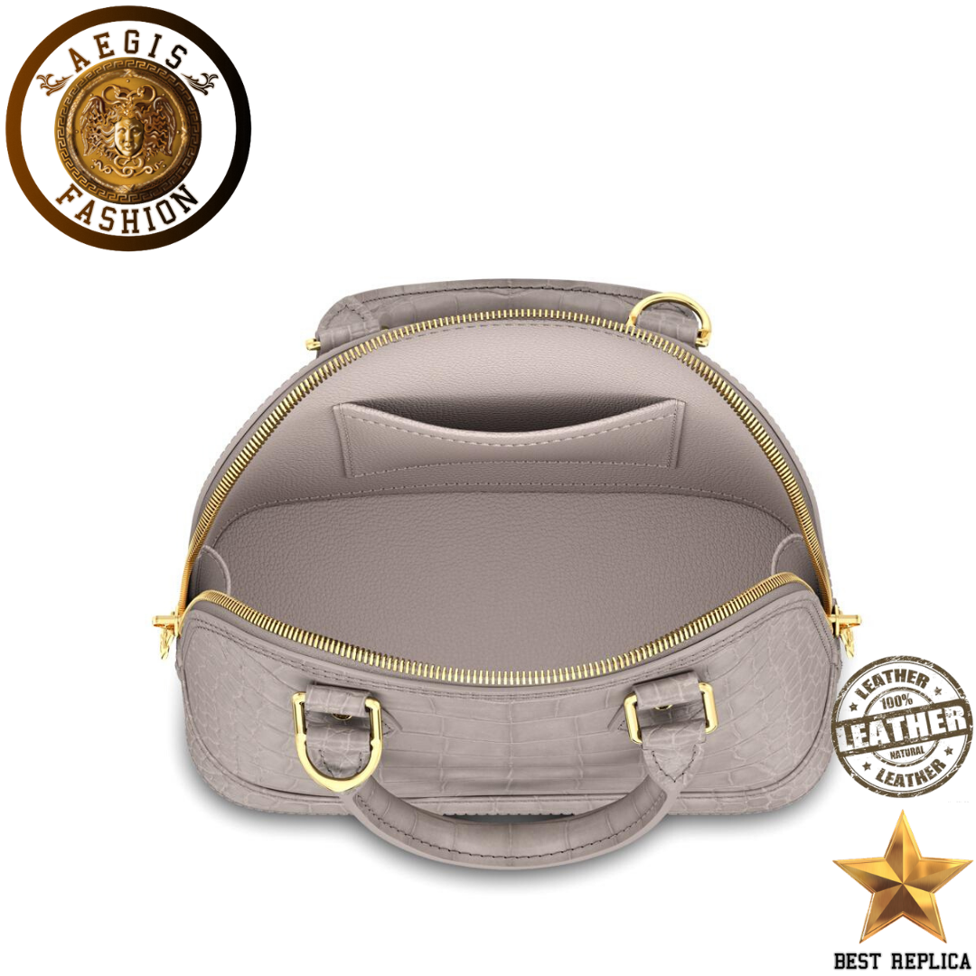 replica-louis-vuitton-alma-bb-crocodilien-mat-taupe-matte-brown-handbag-aegis-fashion