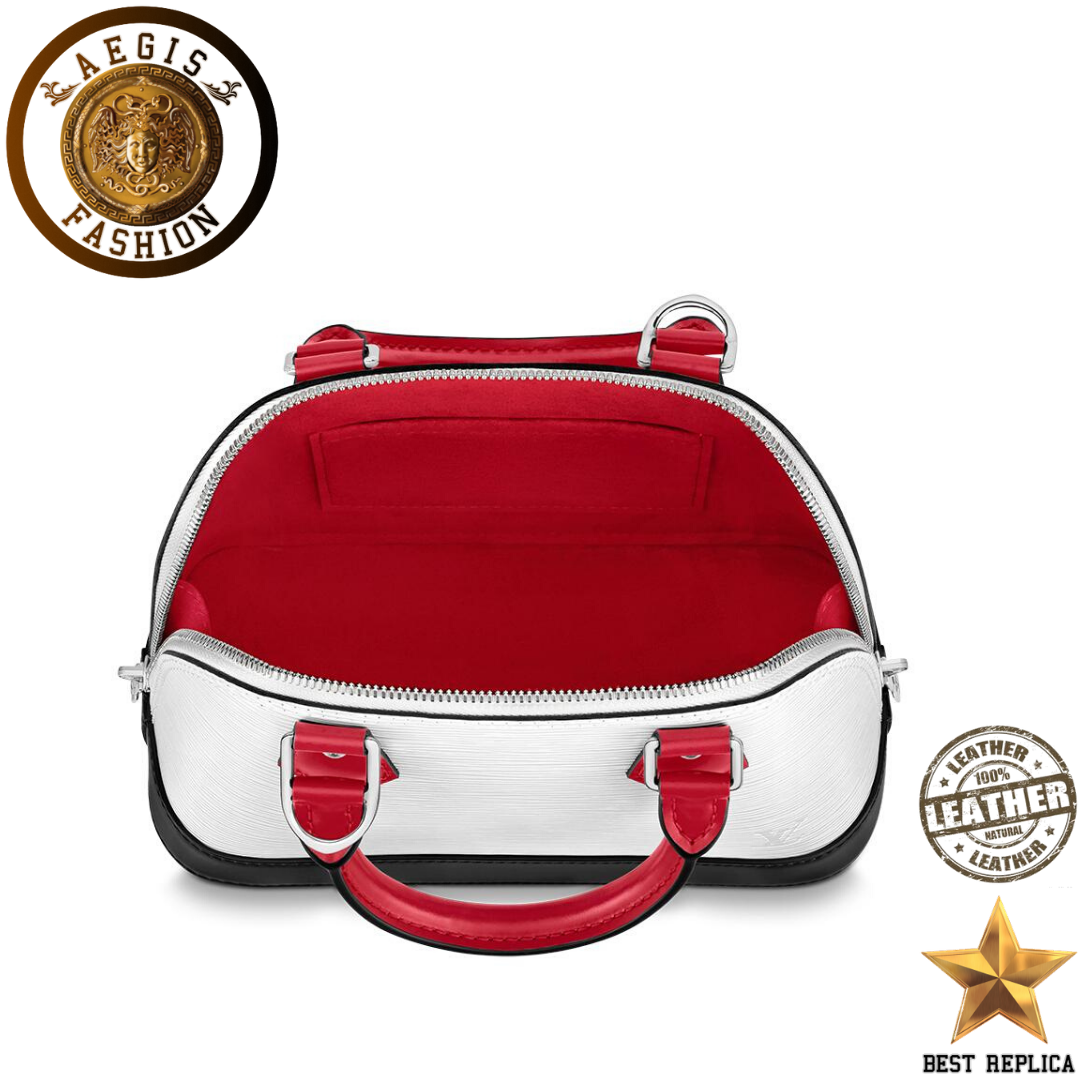 replica-louis-vuitton-alma-bb-epi-leather-blanc-optique-white-scarlet-red-black-handbag-aegis-fashion