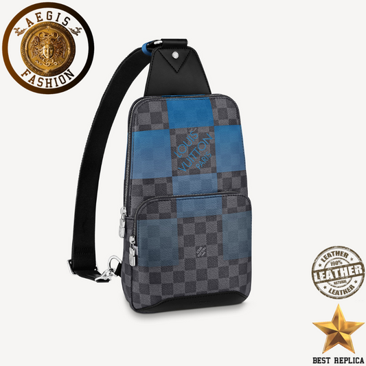 Replica-louis-vuitton-avenue-sling-bag-blue-damier-graphite-giant-coated-canvas-aegis-fashion