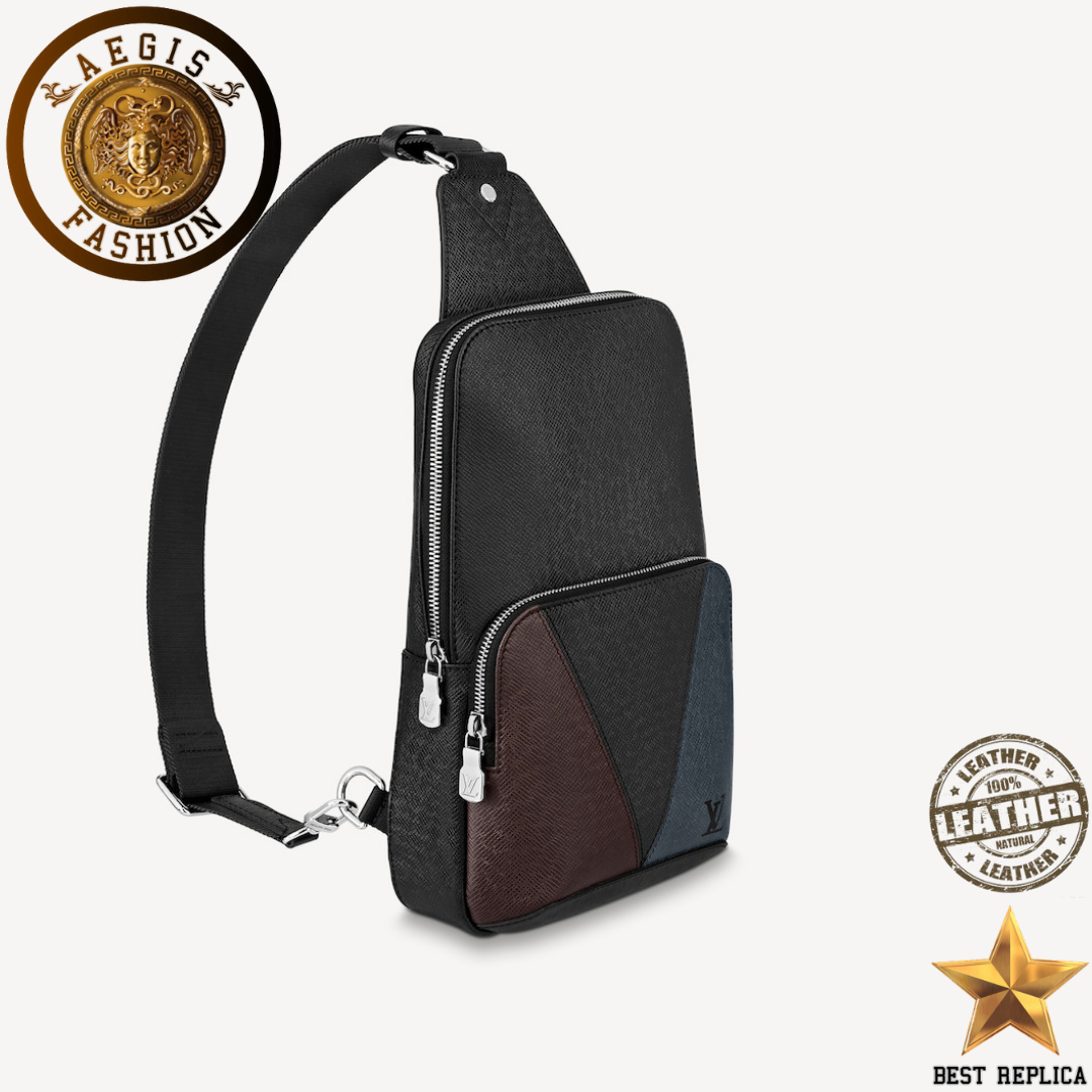 Replica-louis-vuitton-avenue-sling-bag-taiga-leather-in-black-aegis-fashion