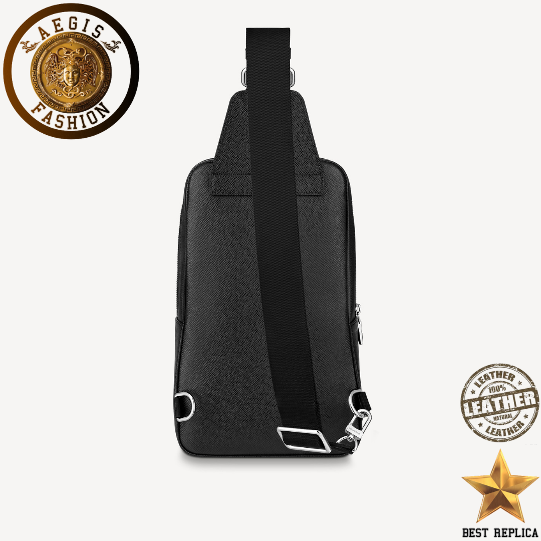 Replica-louis-vuitton-avenue-sling-bag-taiga-leather-in-black-aegis-fashion