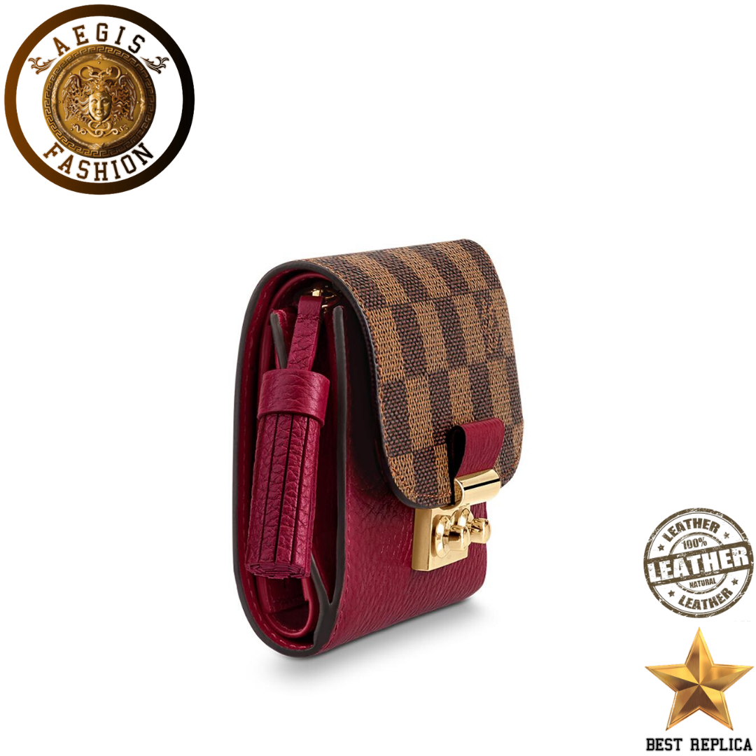 replica-louis-vuitton-croisette-compact-damier-ebene-canvas-lie-de-vin-red-wallet-aegis-fashion