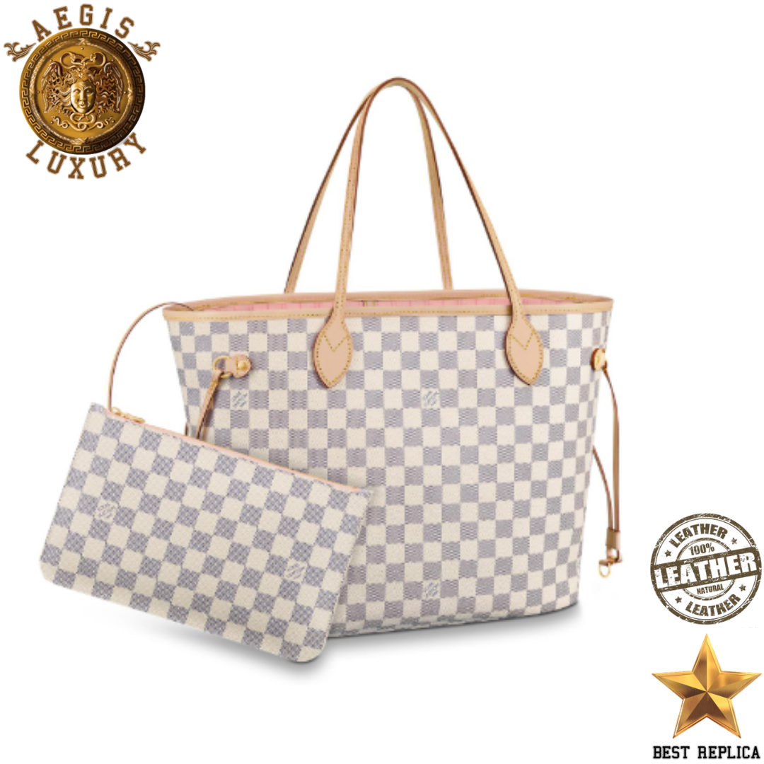 replica-louis-vuitton-damier-azur-canvas-neverfull-mm-rose-ballerine-aegis-fashion