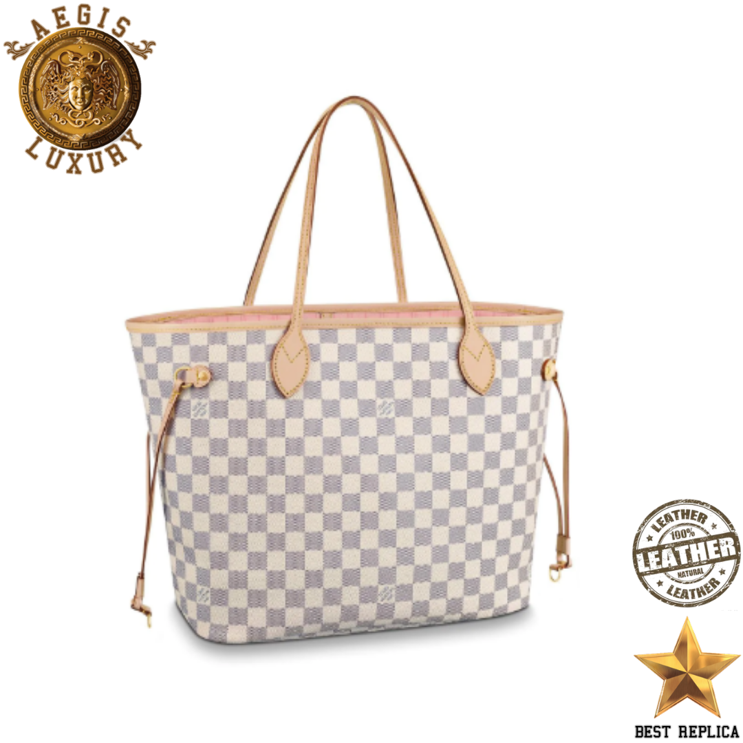 replica-louis-vuitton-damier-azur-canvas-neverfull-mm-rose-ballerine-aegis-fashion