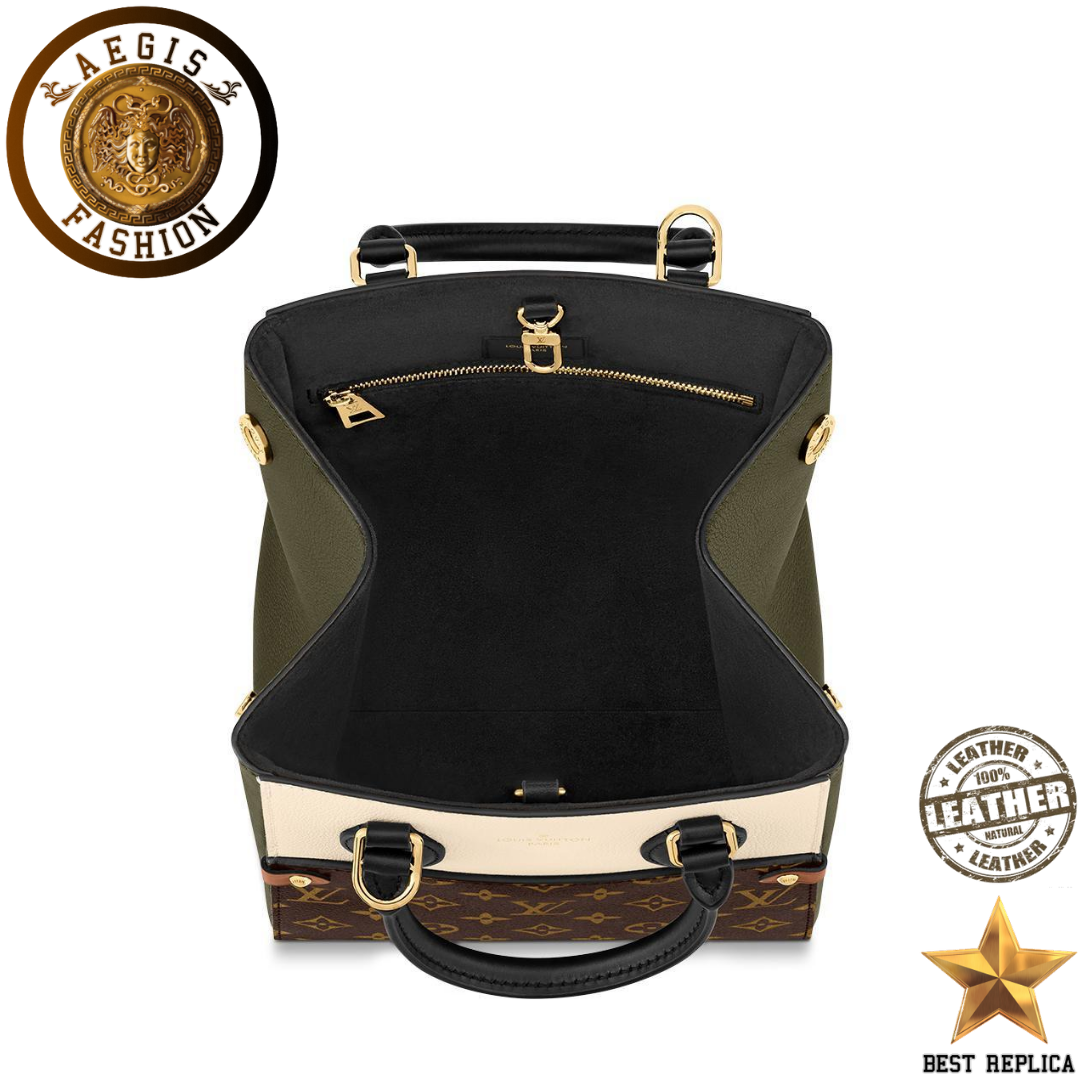 replica-louis-vuitton-fold-tote-pm-monogram-canvas-khaki-green-handbag-aegis-fashion