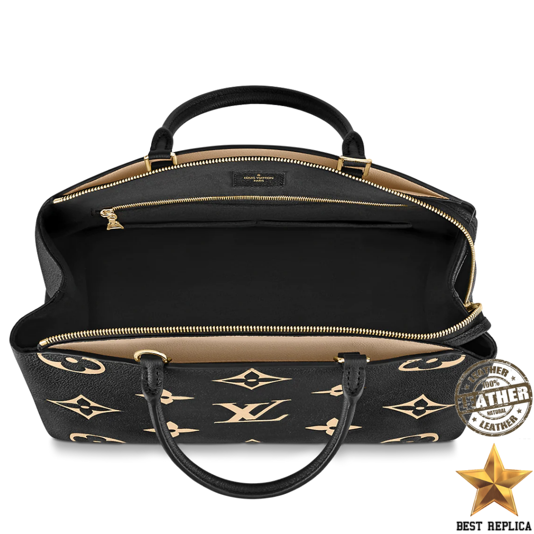 replica-louis-vuitton-m45842-grand-palais-bicolor-monogram-empreinte-leather-aegis-luxury