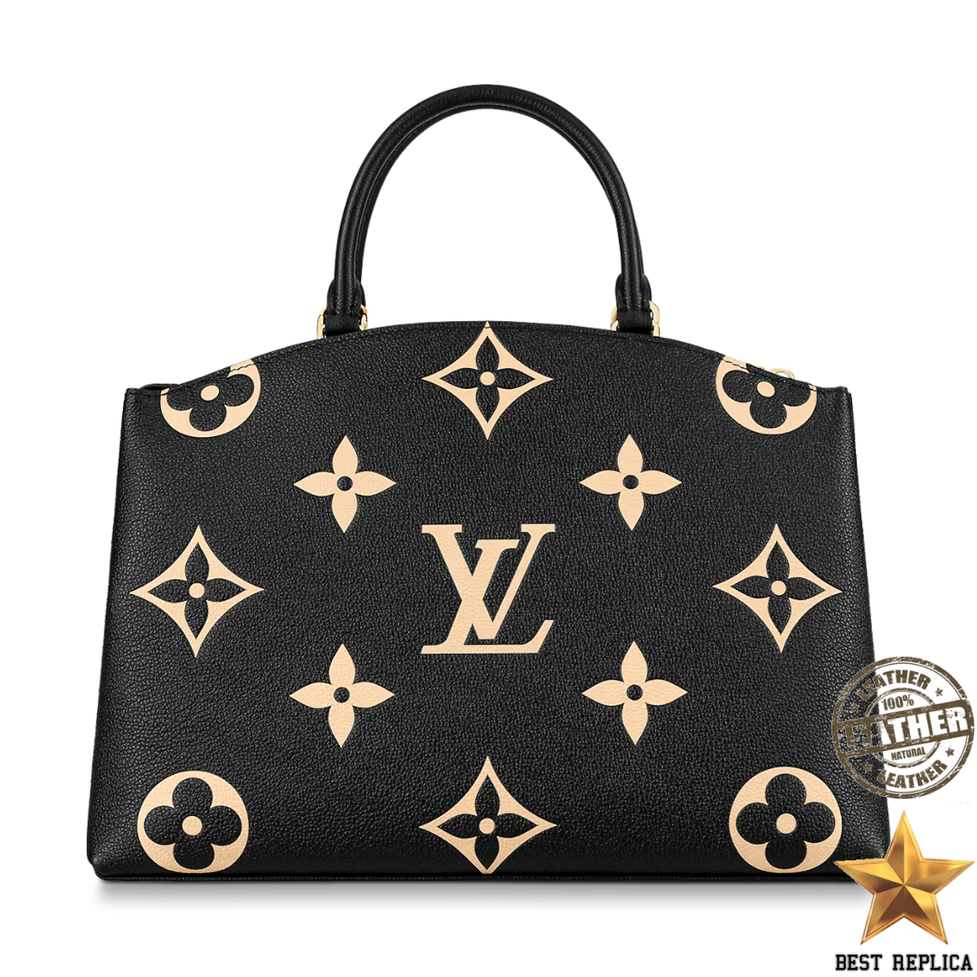 replica-louis-vuitton-m45842-grand-palais-bicolor-monogram-empreinte-leather-aegis-luxury