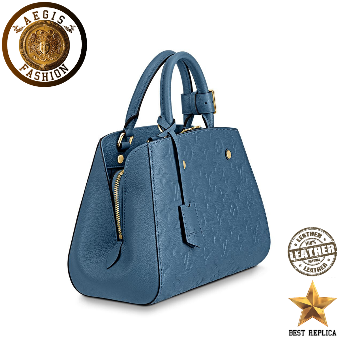 replica-louis-vuitton-montaigne-bb-monogram-empreinte-bleu-jean-blue-handbag-aegis-fashion