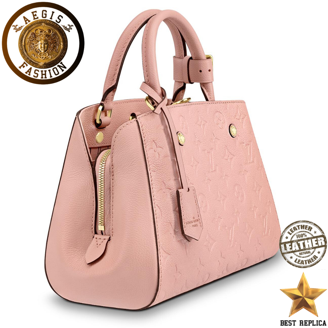 replica-louis-vuitton-montaigne-bb-monogram-empreinte-rose-poudre-pink-handbag-aegis-fashion