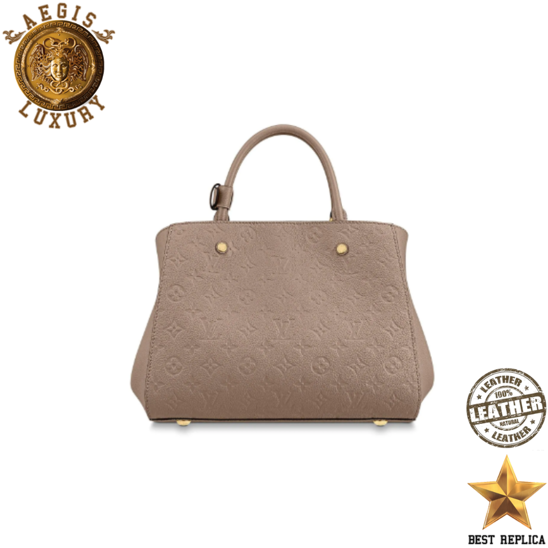 replica-louis-vuitton-montaigne-mm-monogram-empreinte-leather-tourterelle-grey-aegis-fashion