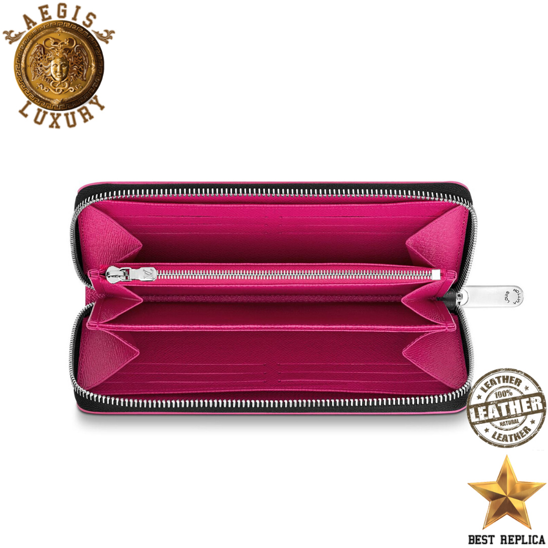 replica-louis-vuitton-noir-hot-pink-epi-leather-zippy-wallet-aegis-fashion
