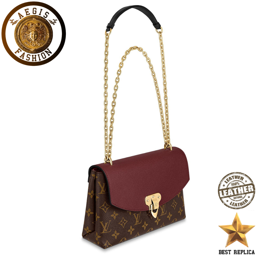 replica-louis-vuitton-saint-placide-chain-monogram-canvas-bordeaux-red-handbag-aegis-fashion