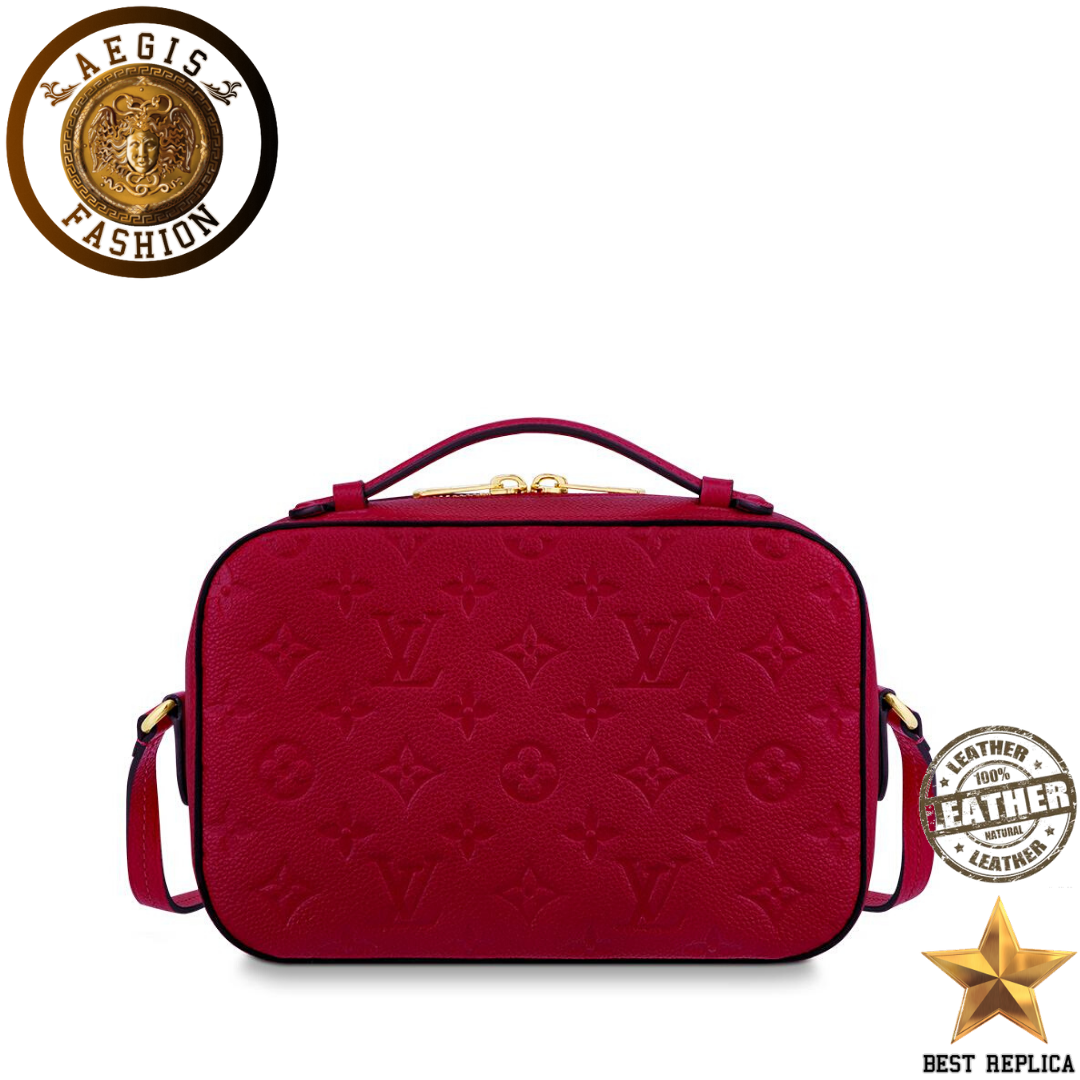 replica-louis-vuitton-saintonge-monogram-empreinte-leather-scarlet-red-handbag-aegis-fashion