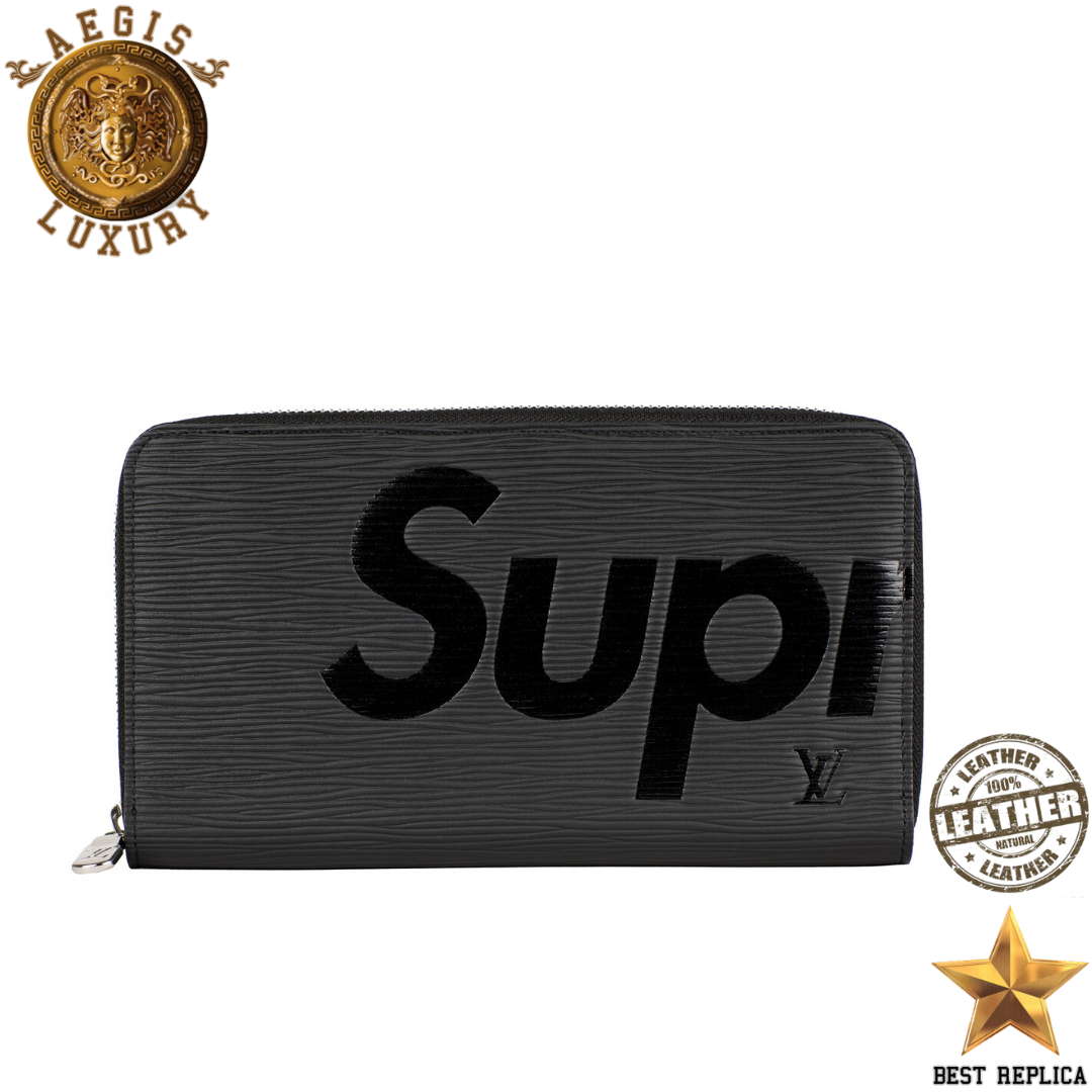 replica-louis-vuitton-supreme-black-zippy-wallet-aegis-fashion