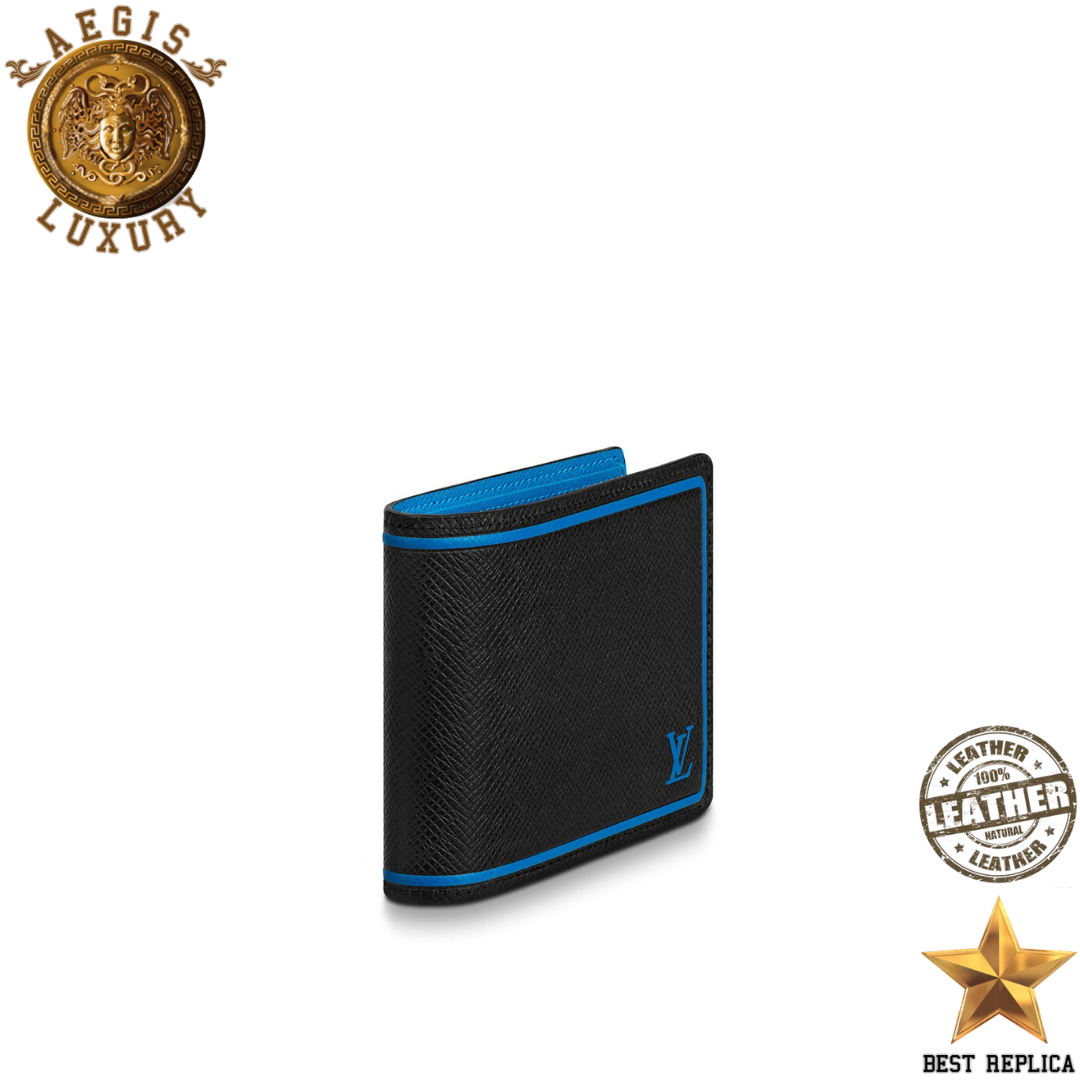 replica-louis-vuitton-taiga-leather-black-blue-wallet-aegis-fashion