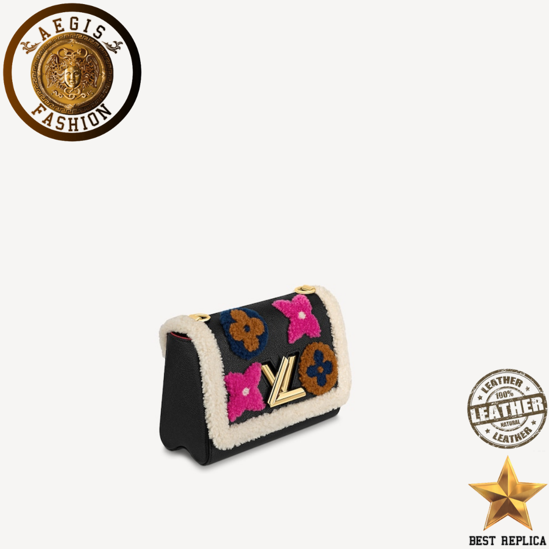 Replica-louis-vuitton-twist-mm-chain-decorative-monogram-flowers-handbag-aegis-fashion