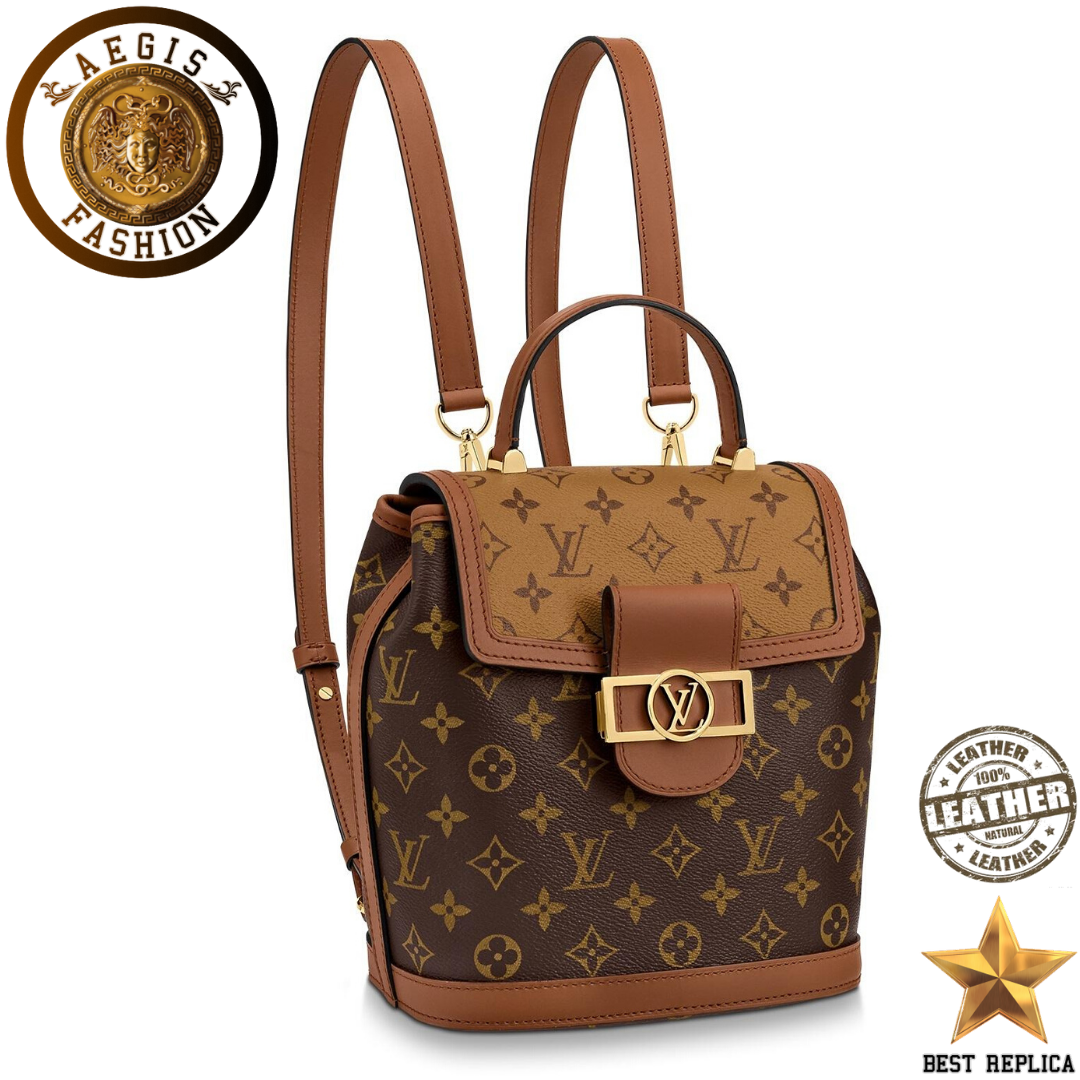 replica-new-this-season-louis-vuitton-dauphine-backpack-pm-monogram-reverse-handbag-aegis-fashion