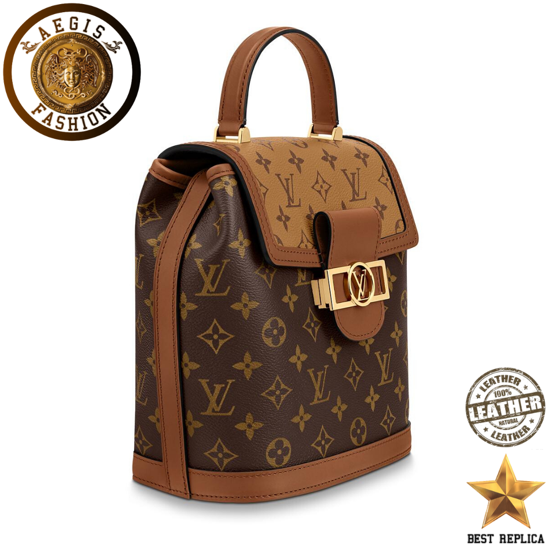 replica-new-this-season-louis-vuitton-dauphine-backpack-pm-monogram-reverse-handbag-aegis-fashion