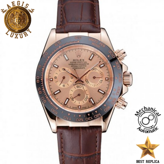 replica-rolex-cosmograph-daytona-brown-dial-rose-gold-case-brown-leather-strap-aegis-fashion