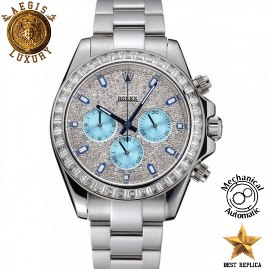 replica-rolex-cosmograph-daytona-diamond-and-blue-dial-stainless-steel-case-and-bracelet-aegis-fashion
