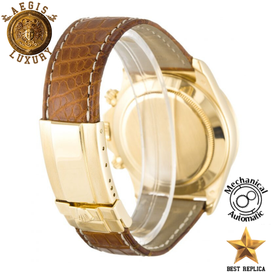 replica-rolex-daytona-yellow-gold-bezel-white-dial-yellow-gold-case-stainless-steel-brown-leather-strap-aegis-fashion
