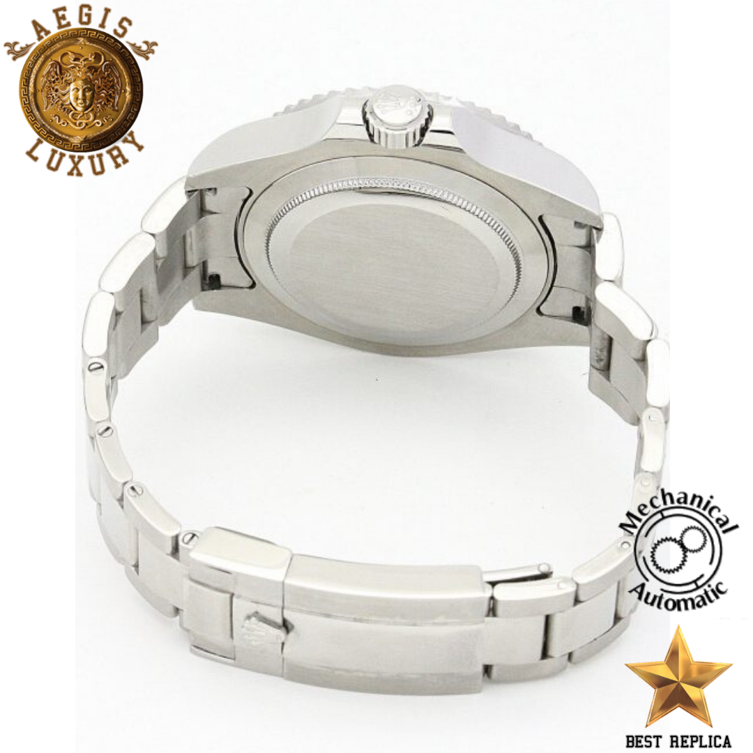 replica-rolex-gmt-master-ii-batman-black-dial-batman-bezel-silver-steel-case-and-strap-aegis-fashion