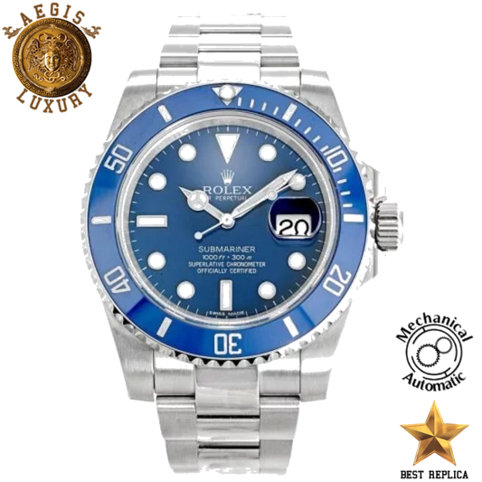 replica-rolex-oyster-perpetual-submariner-blue-116619lb-aegis-fashion