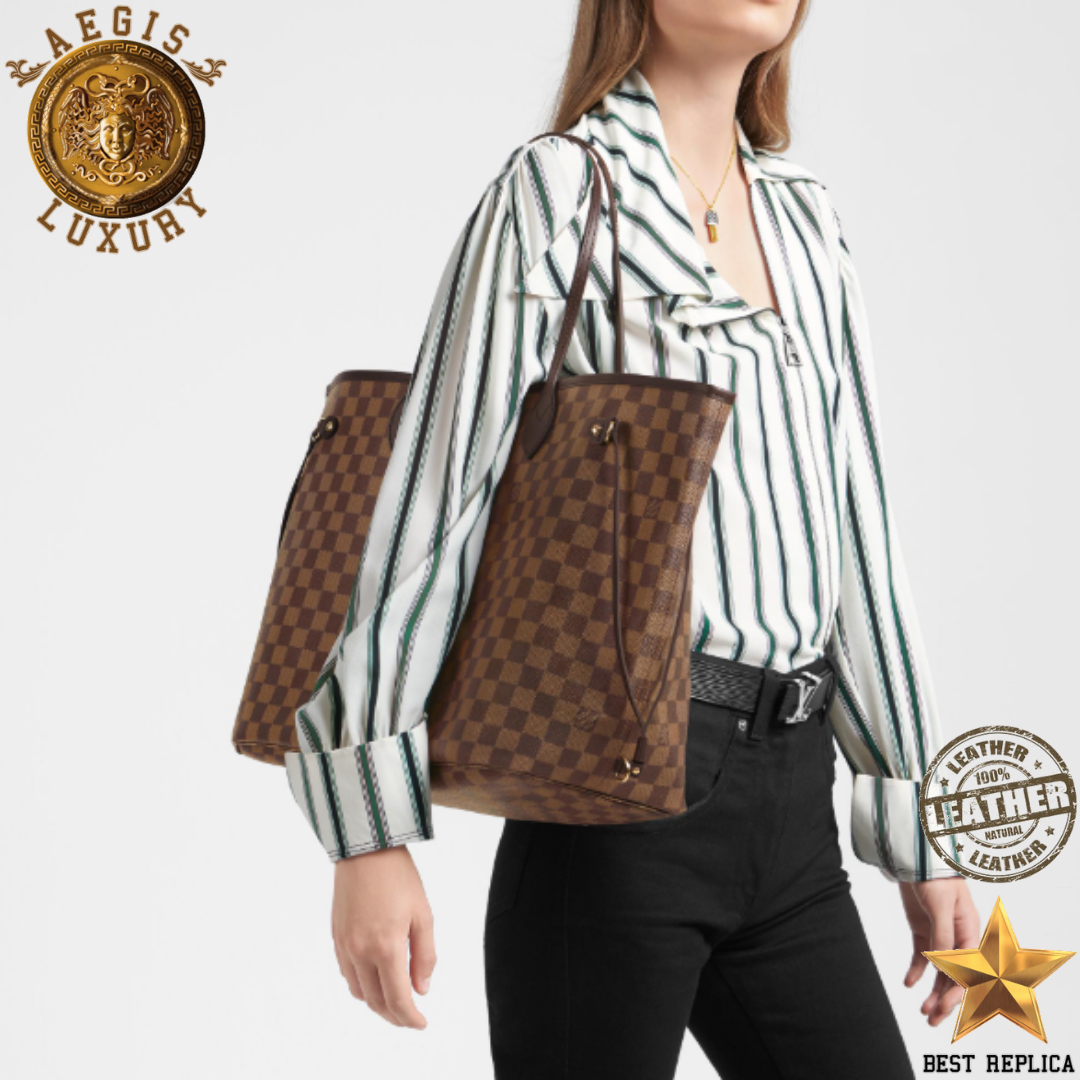 replica damier ebene canvas neverfull gm cherry red louis vuitton luxury oversized tote bold interior buvola