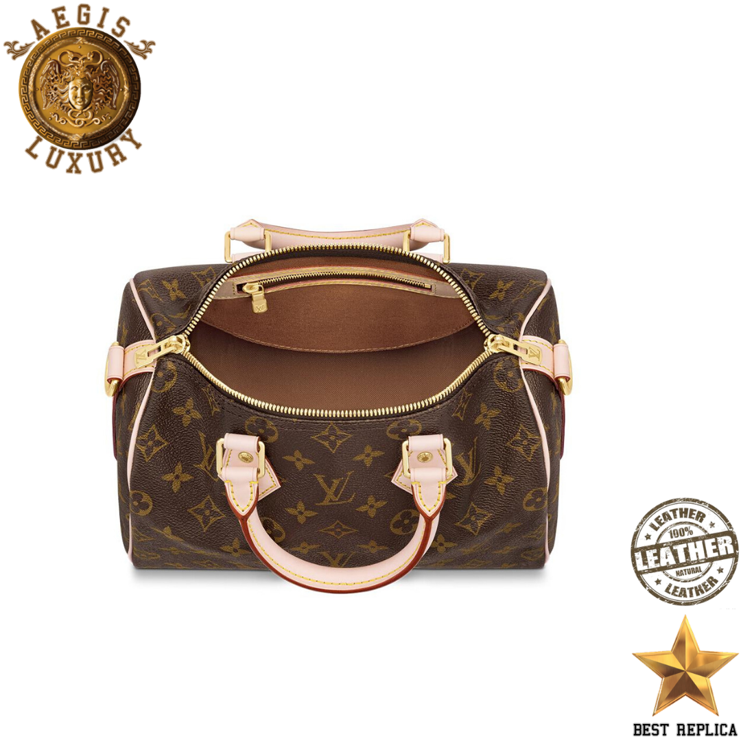 replica louis vuitton speedy bandouliere 25 monogram luxury everyday bag buvola