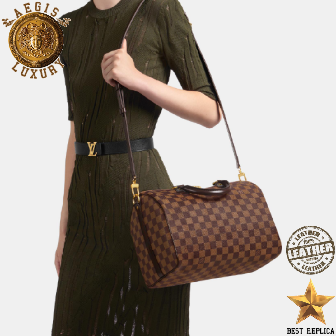 replica damier ebene canvas speedy bandouliere 30 louis vuitton luxury everyday handbag premium craftsmanship buvola
