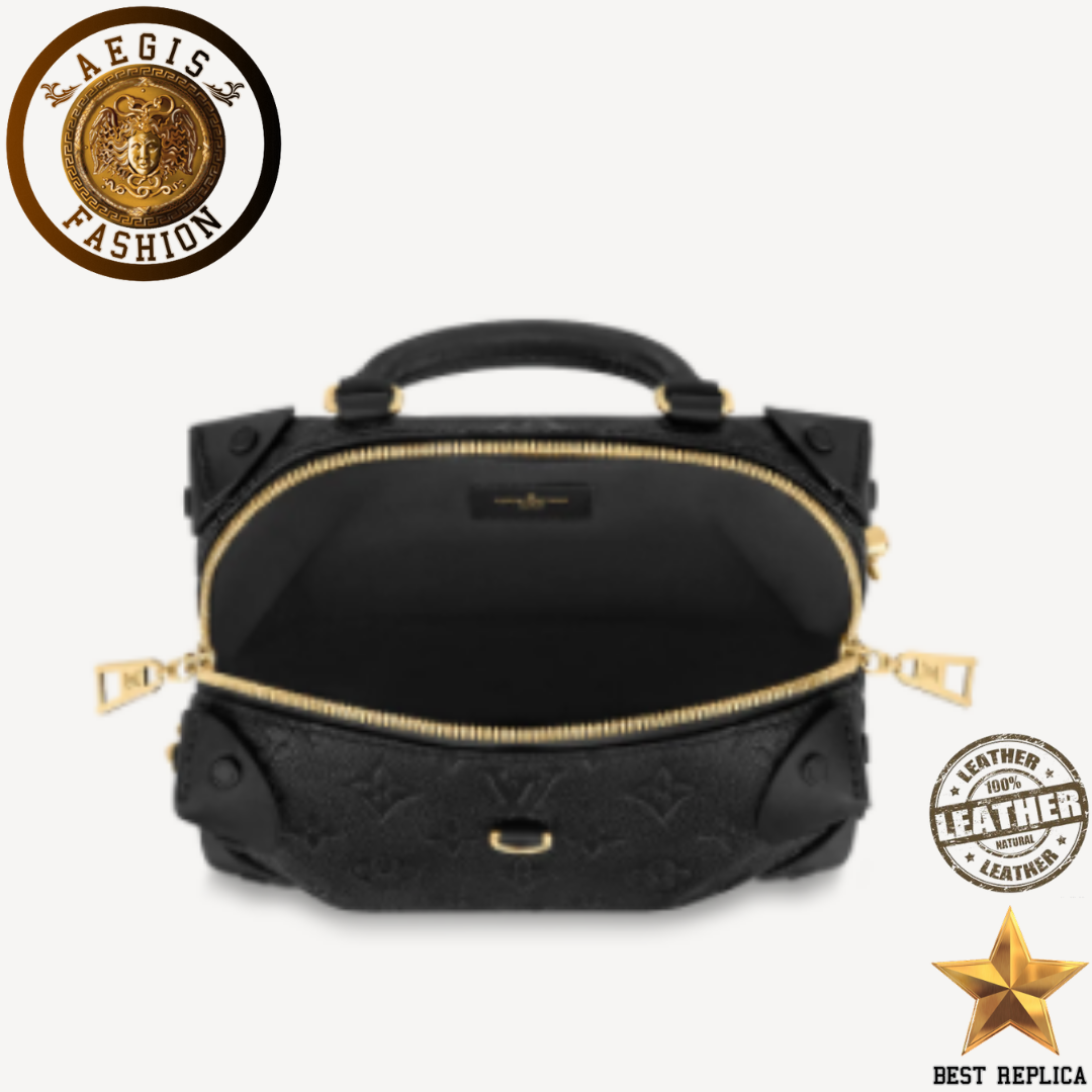 replica-2020-louis-vuitton-petite-malle-souple-monogram-empreinte-black-leather-handbag-aegis-fashion