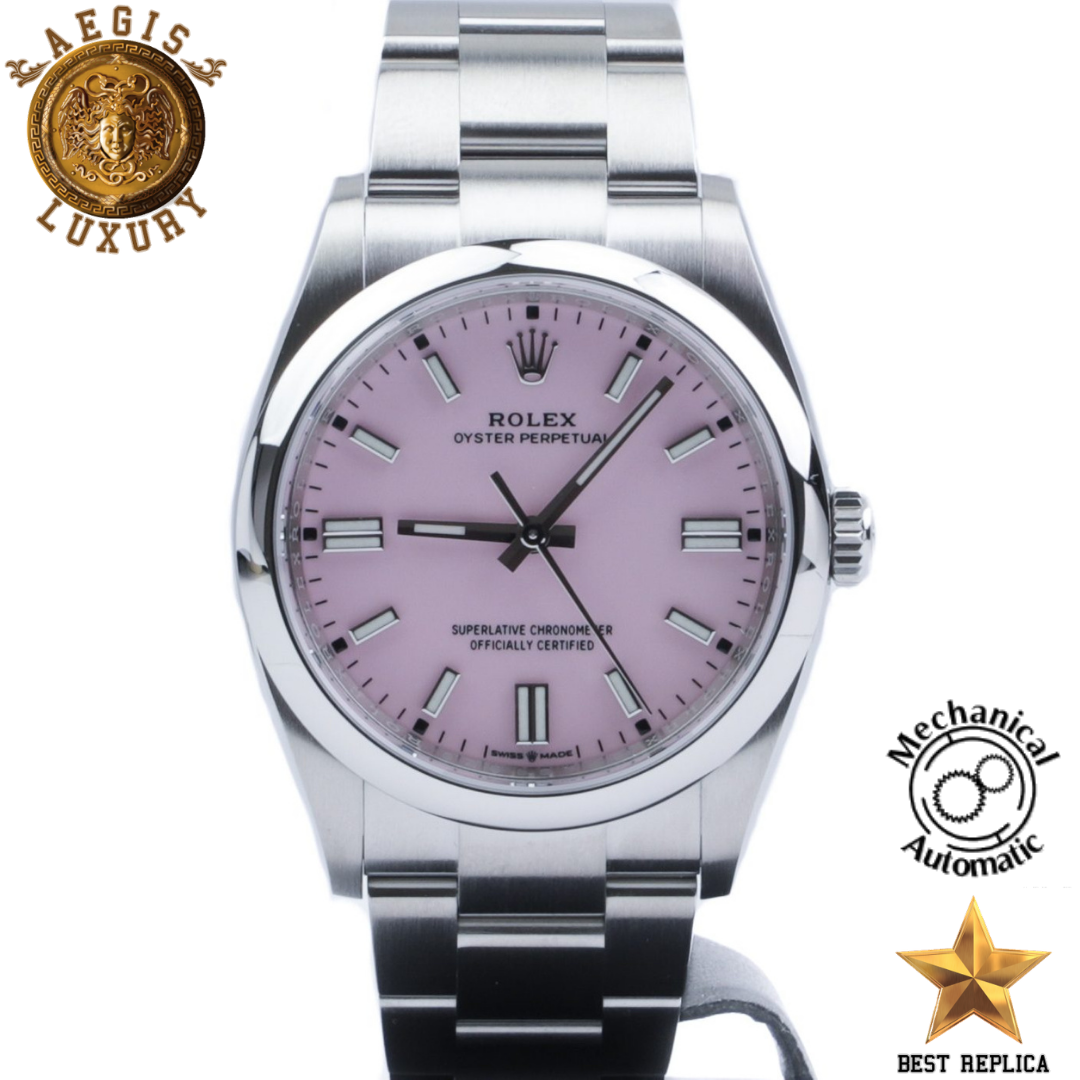 replica-2020-rolex-oyster-perpetual-36-pink-126000-2020-novelty-aegis-fashion