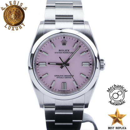 replica-2020-rolex-oyster-perpetual-36-pink-126000-2020-novelty-aegis-fashion