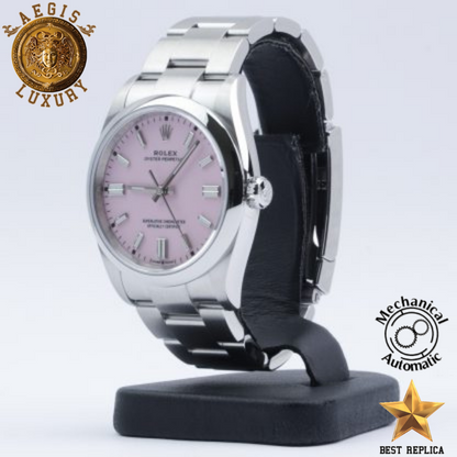 replica-2020-rolex-oyster-perpetual-36-pink-126000-2020-novelty-aegis-fashion