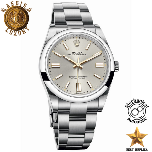 replica-2020-rolex-oyster-perpetual-36-bright-silver-126000-2020-novelty-aegis-fashion