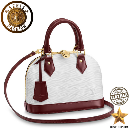 replica-louis-vuitton-alma-bb-epi-leather-blanc-optique-white-grenat-purple-handbag-aegis-fashion