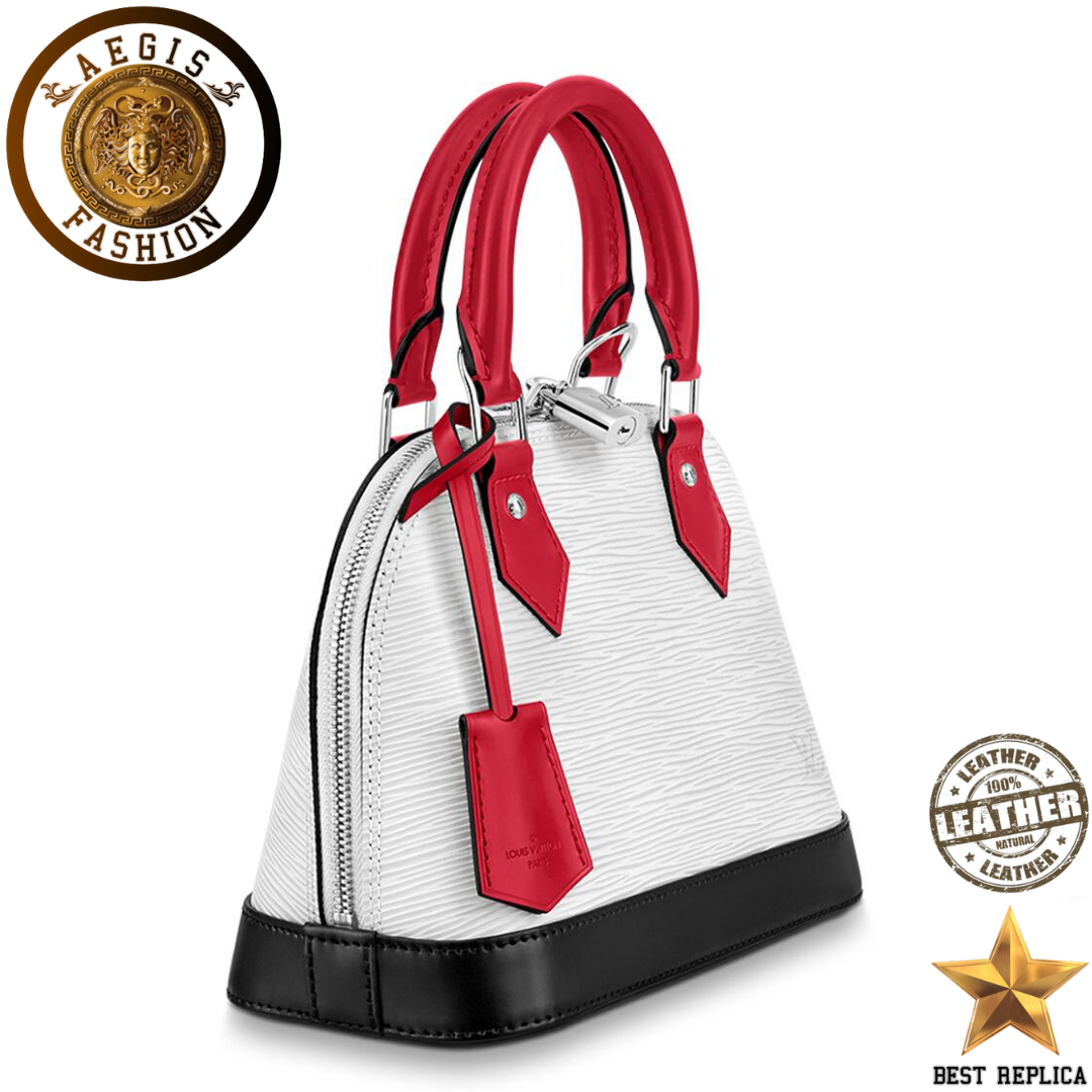 replica-louis-vuitton-alma-bb-epi-leather-blanc-optique-white-scarlet-red-black-handbag-aegis-fashion