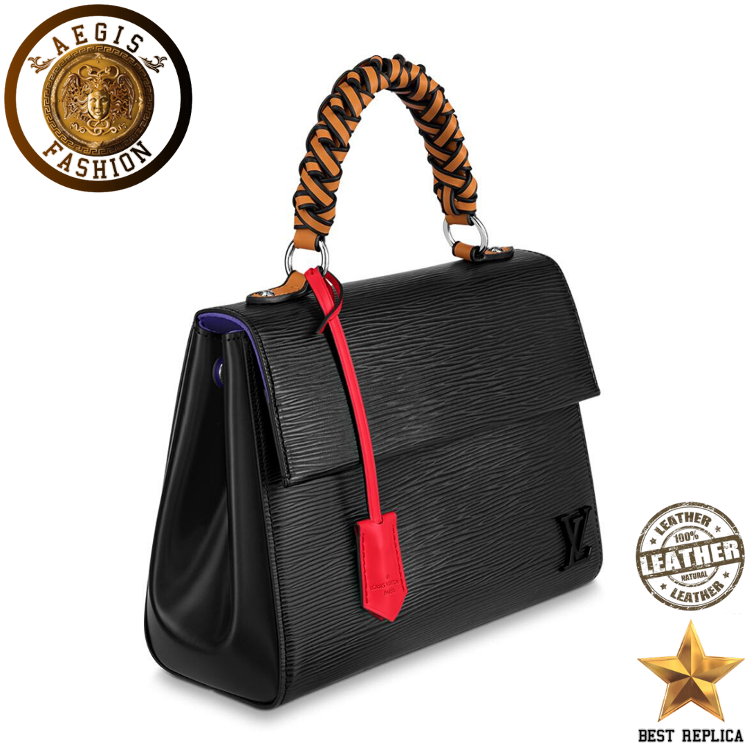 replica-louis-vuitton-cluny-bb-epi-leather-black-safran-yellow-fig-purple-coquelicot-red-handbag-aegis-fashion