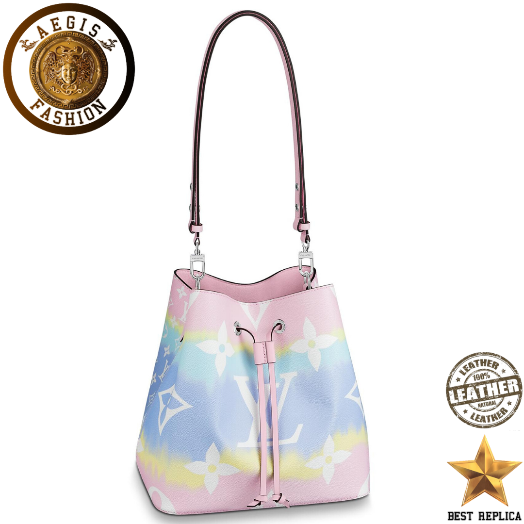 replica-louis-vuitton-escale-neonoe-mm-bucket-monogram-canvas-pastel-handbag-aegis-fashion