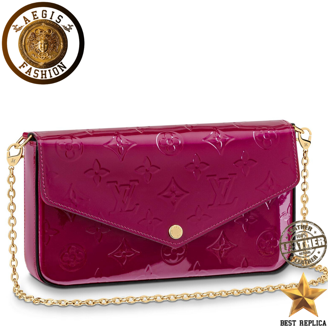 replica-louis-vuitton-felicie-pochette-monogram-vernis-magenta-pink-handbag-aegis-fashion