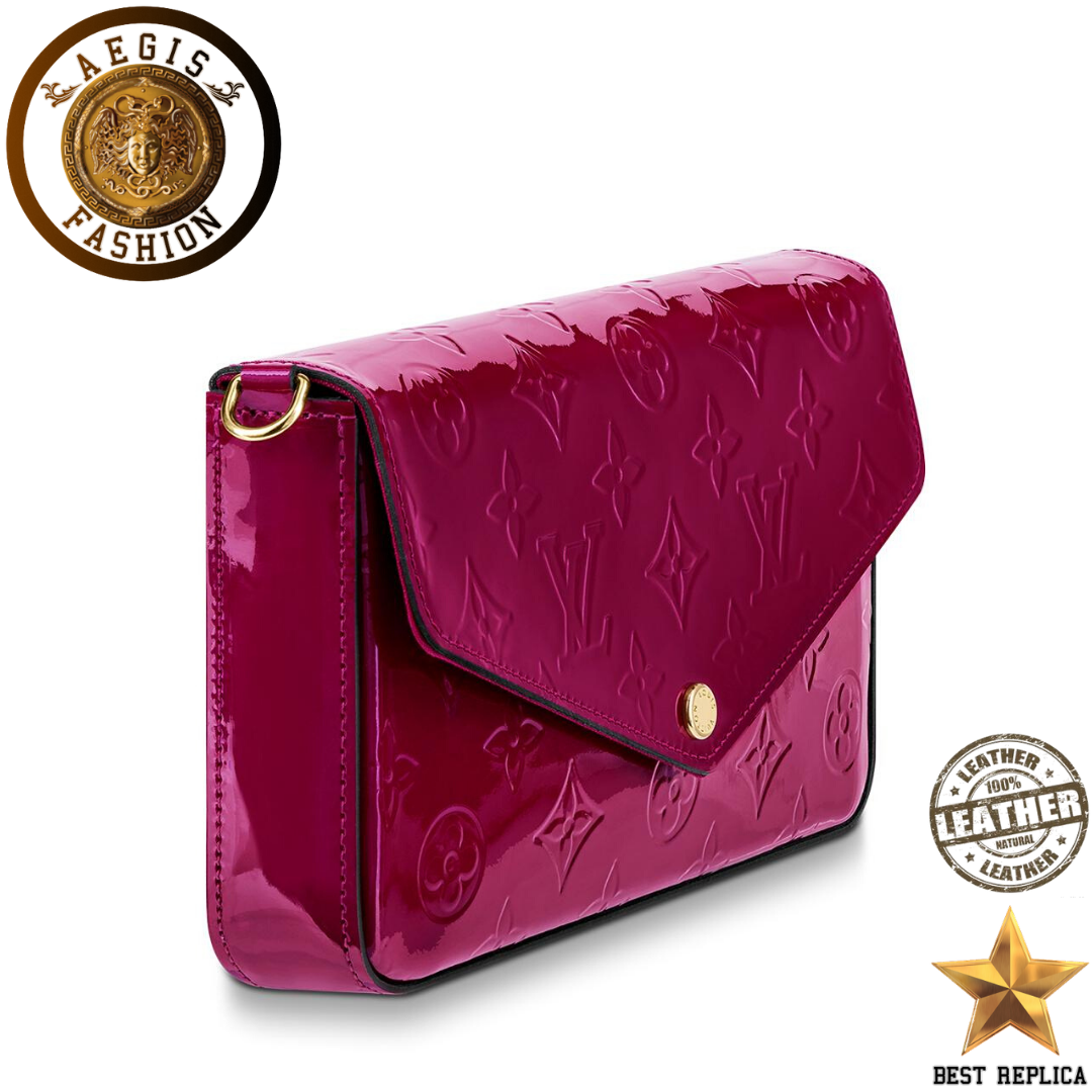 replica-louis-vuitton-felicie-pochette-monogram-vernis-magenta-pink-handbag-aegis-fashion