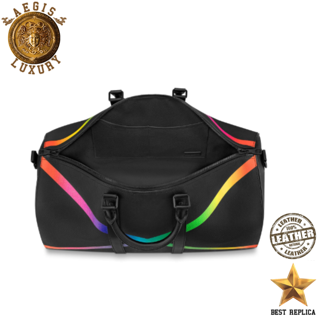 replica-louis-vuitton-keepall-bandouliere-50-taiga-leather-mat-black-hardware-and-rainbow-bag-aegis-fashion