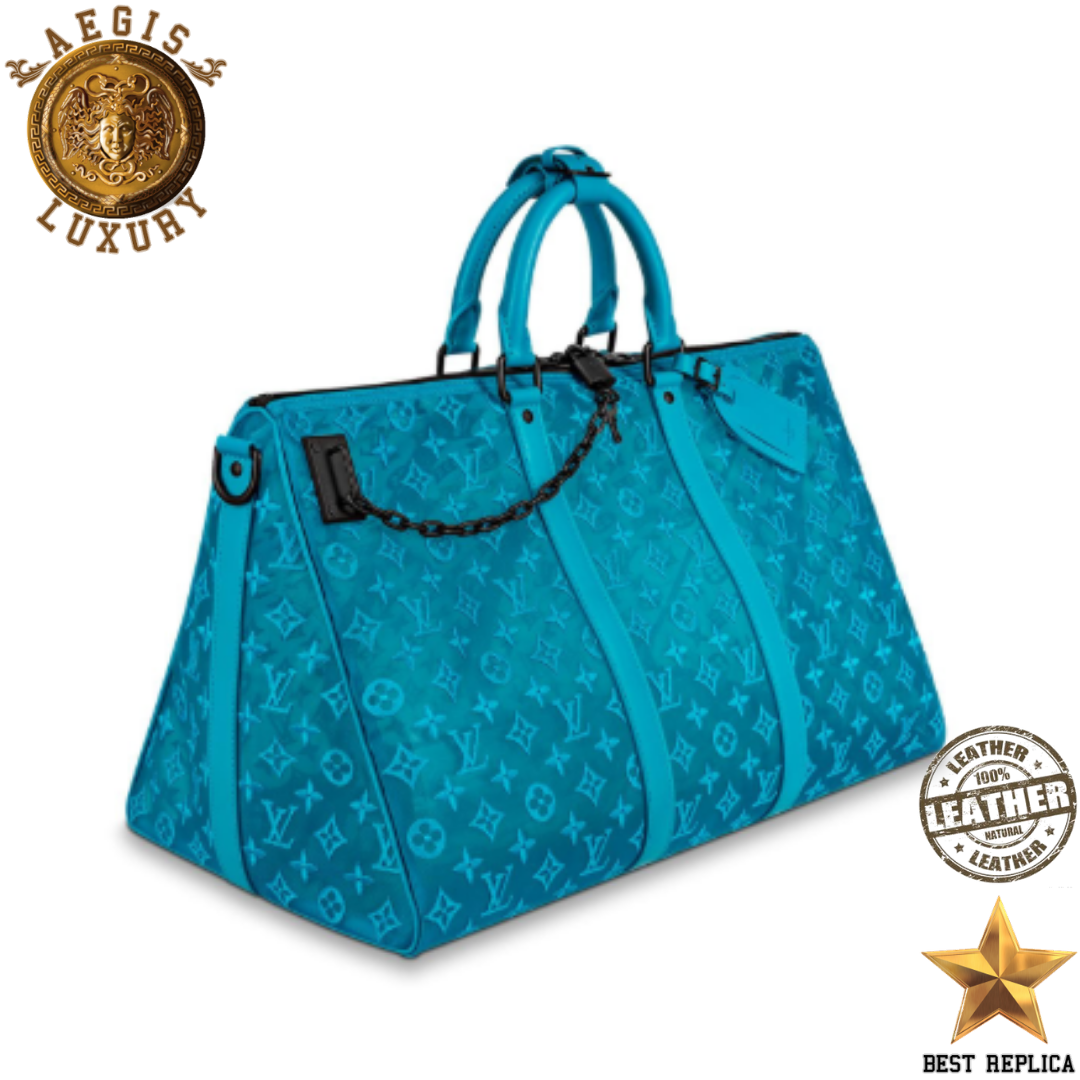 replica-louis-vuitton-keepall-triangle-bandouliere-50-monogram-seethrough-mesh-bag-aegis-fashion