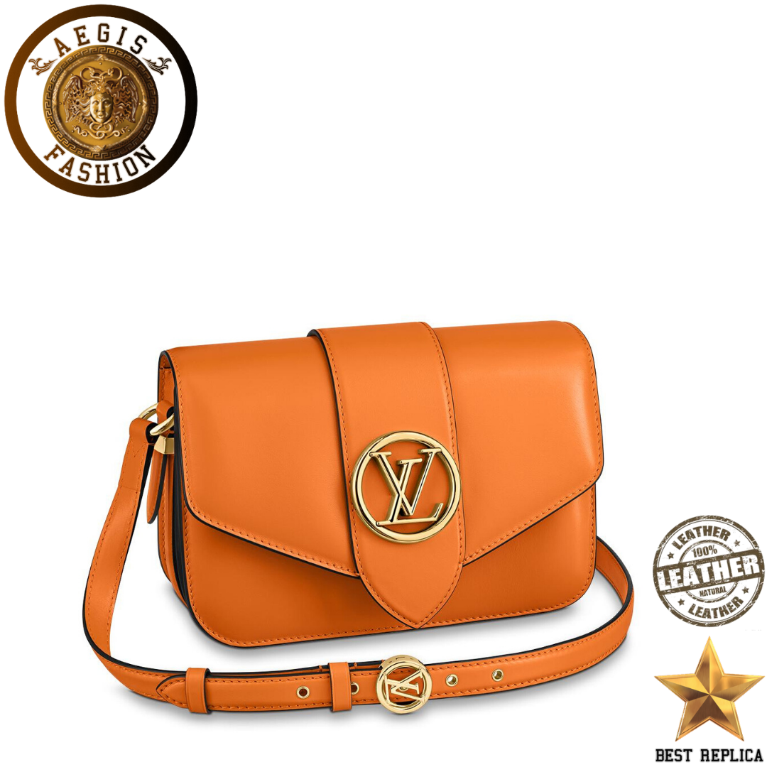 replica-louis-vuitton-lv-pont-9-summer-gold-leather-handbag-aegis-fashion