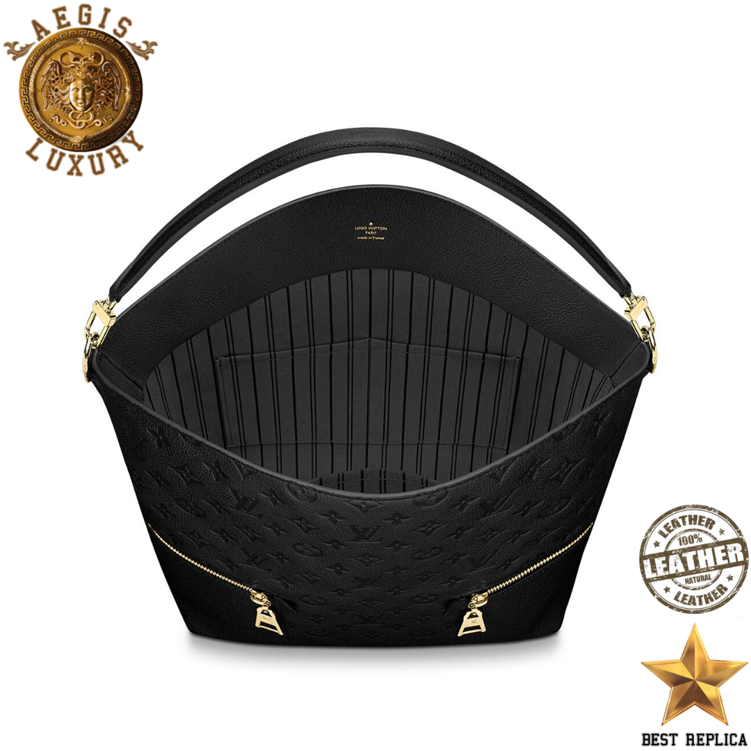 replica-louis-vuitton-melie-hobo-black-monogram-empreinte-bag-aegis-fashion